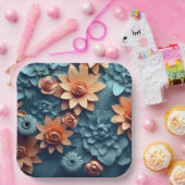 Assiettes en carton Enchanted Flower ペーパープレート (パーティー)