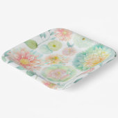 Assiettes en carton Fleur ペーパープレート (傾斜あり)