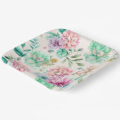 Assiettes en carton Fleur ペーパープレート (傾斜あり)