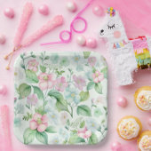 Assiettes en carton Fleur ペーパープレート (パーティー)