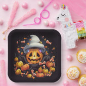 Assiettes en carton  Friendly Ghost ペーパープレート (パーティー)