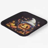 Assiettes en carton  Friendly Ghost ペーパープレート (傾斜あり)