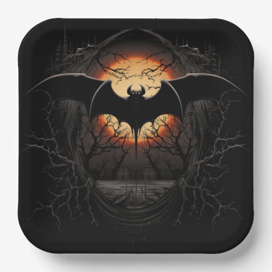 Assiettes en carton Ghoul's Gambit ペーパープレート (正面)