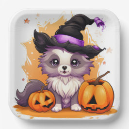 Assiettes en carton Haunted Nightfall ペーパープレート