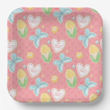 Assiettes en carton Mommy