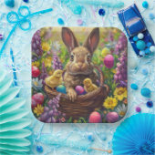 Assiettes en carton Pâques Série 1 -4 ペーパープレート (パーティー)