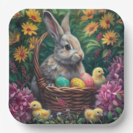 Assiettes en carton Pâques Série 1 -6 ペーパープレート