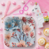Assiettes en carton Petals' Pleasure ペーパープレート (パーティー)