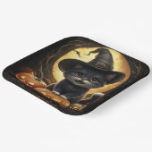 Assiettes en carton  Série 1  Black Cat ペーパープレート (傾斜あり)