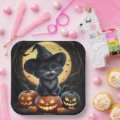 Assiettes en carton  Série 1  Black Cat 05 ペーパープレート (パーティー)