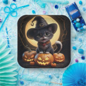 Assiettes en carton  Série 1  Black Cat 06 ペーパープレート (パーティー)