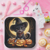 Assiettes en carton  Série 1  Black Cat 06 ペーパープレート (パーティー)