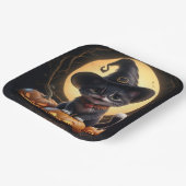 Assiettes en carton  Série 1  Black Cat 06 ペーパープレート (傾斜あり)