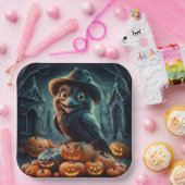 Assiettes en carton  Série 1  Corbeau 02 ペーパープレート (パーティー)