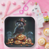 Assiettes en carton  Série 1  Corbeau 03 ペーパープレート (パーティー)