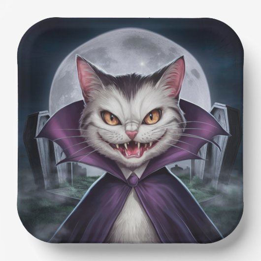 Assiettes en carton Série 1 Dark 03 ペーパープレート (正面)