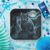 Assiettes en carton Série 1 Dark 04 ペーパープレート (パーティー)