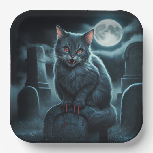 Assiettes en carton Série 1 Dark 04 ペーパープレート (正面)