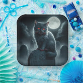 Assiettes en carton Série 1 Dark 05 ペーパープレート (パーティー)