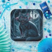 Assiettes en carton Série 1 Dark 09 ペーパープレート (パーティー)