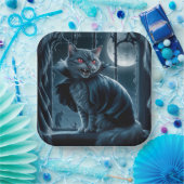 Assiettes en carton Série 1 Dark 11 ペーパープレート (パーティー)