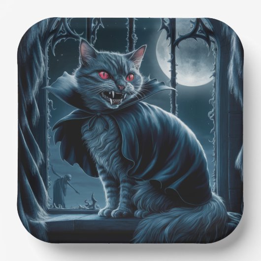 Assiettes en carton Série 1 Dark 11 ペーパープレート (正面)