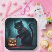 Assiettes en carton Série 1 Dark 12 ペーパープレート (パーティー)