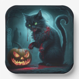 Assiettes en carton Série 1 Dark 12 ペーパープレート