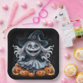 Assiettes en carton  Série 1 Ghost 03 ペーパープレート (パーティー)