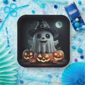 Assiettes en carton  Série 1 Ghost 04 ペーパープレート (パーティー)