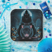 Assiettes en carton  Série 1  rats 02 ペーパープレート (パーティー)