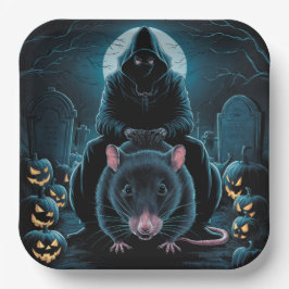 Assiettes en carton  Série 1  rats 02 ペーパープレート