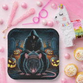 Assiettes en carton  Série 1  rats 04 ペーパープレート (パーティー)