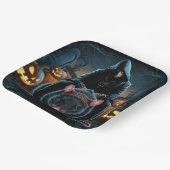 Assiettes en carton  Série 1  rats 04 ペーパープレート (傾斜あり)