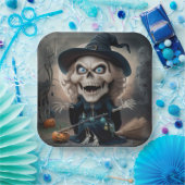 Assiettes en carton  Série 1 Skeleton ペーパープレート (パーティー)