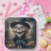 Assiettes en carton  Série 1 Skeleton ペーパープレート (パーティー)