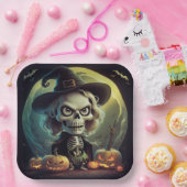 Assiettes en carton Série 1 Skeleton 03 ペーパープレート (パーティー)