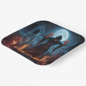 Assiettes en carton  Série 1  sorcier 03 ペーパープレート (傾斜あり)