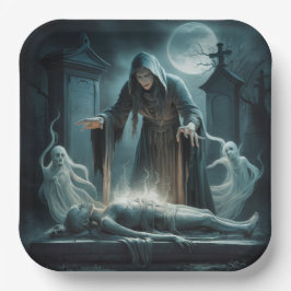 Assiettes en carton  Série 1  sorcier 05 ペーパープレート