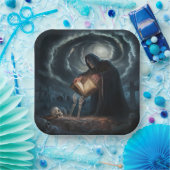 Assiettes en carton  Série 1  sorcier 08 ペーパープレート (パーティー)