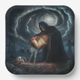 Assiettes en carton  Série 1  sorcier 08 ペーパープレート