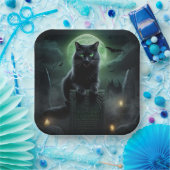 Assiettes en carton  Série 2  Black Cat  ペーパープレート (パーティー)