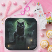 Assiettes en carton  Série 2  Black Cat  ペーパープレート (パーティー)