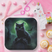 Assiettes en carton  Série 2  Black Cat 02 ペーパープレート (パーティー)