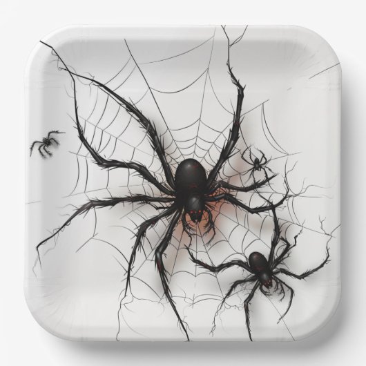 Assiettes en carton Spider Série 4 ペーパープレート (正面)