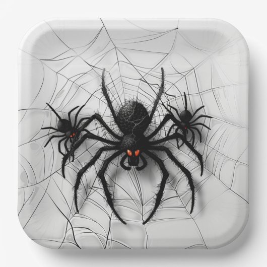 Assiettes en carton Spider Série 4-3 ペーパープレート (正面)