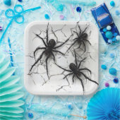 Assiettes en carton Spider Série 4-6 ペーパープレート (パーティー)