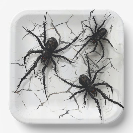 Assiettes en carton Spider Série 4-6 ペーパープレート (正面)