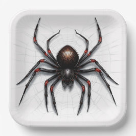Assiettes en carton  Spider's Haunt ペーパープレート