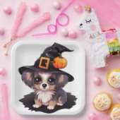 Assiettes en carton Spooky Paws and Furry Claws ペーパープレート (パーティー)